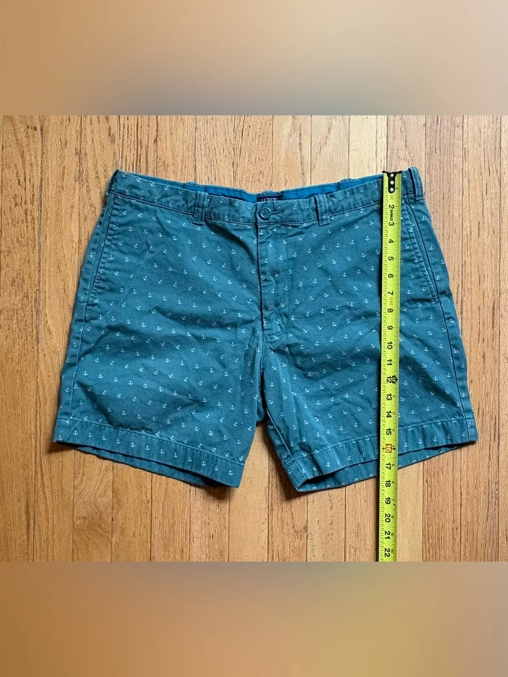 J.Crew Reade 100% Cotton Anchor Print Shorts Men's 36W